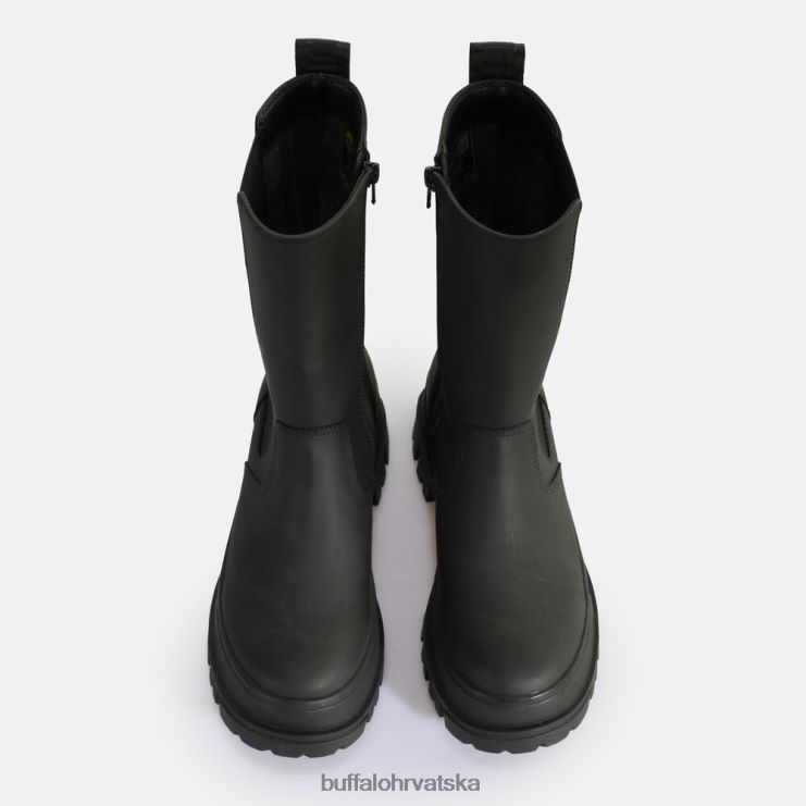 crno Buffalo aspha clf kiša chelsea hi boot vegan |čizme TDD6T616